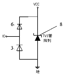 TVS protection device based on P-type SOI substrate, and manufacturing method thereof