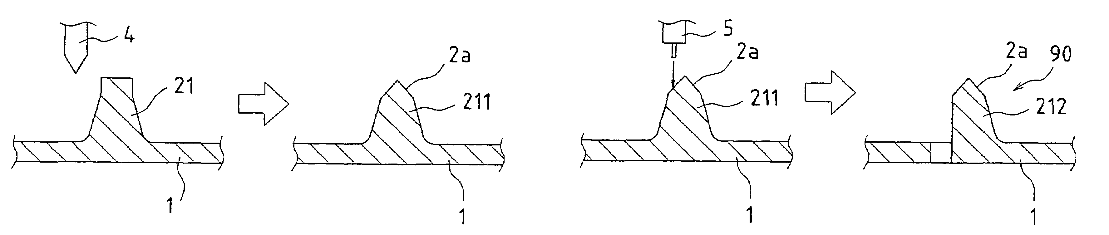 Flexible die and method for its manufacture