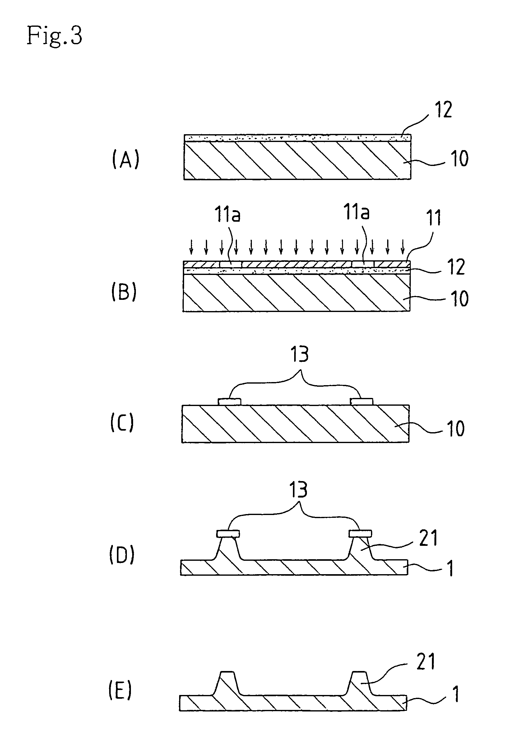 Flexible die and method for its manufacture