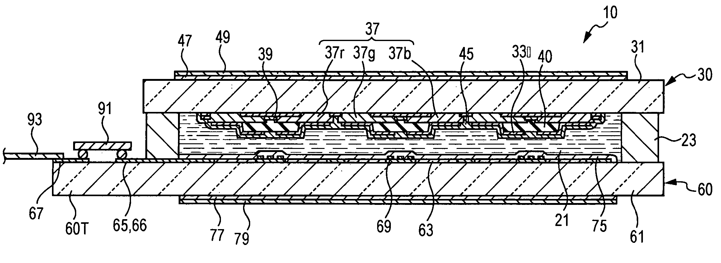 Electro-optical device, method of manufacturing the same, and electronic apparatus