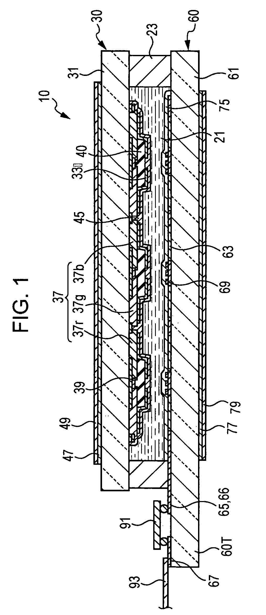 Electro-optical device, method of manufacturing the same, and electronic apparatus