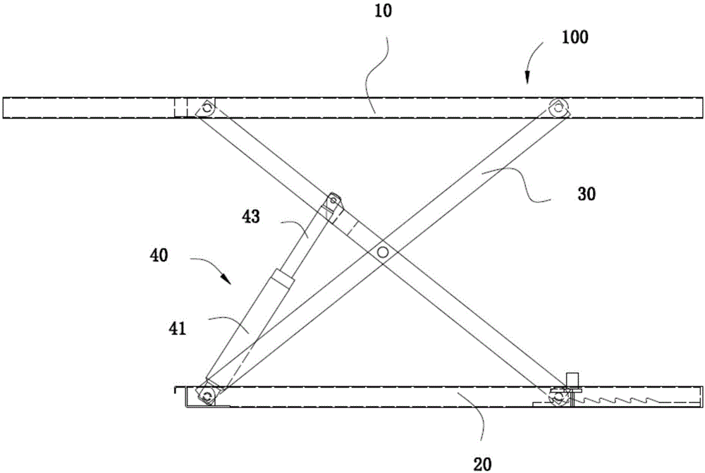 Two-speed hydraulic cylinder and lifting mechanism applying same