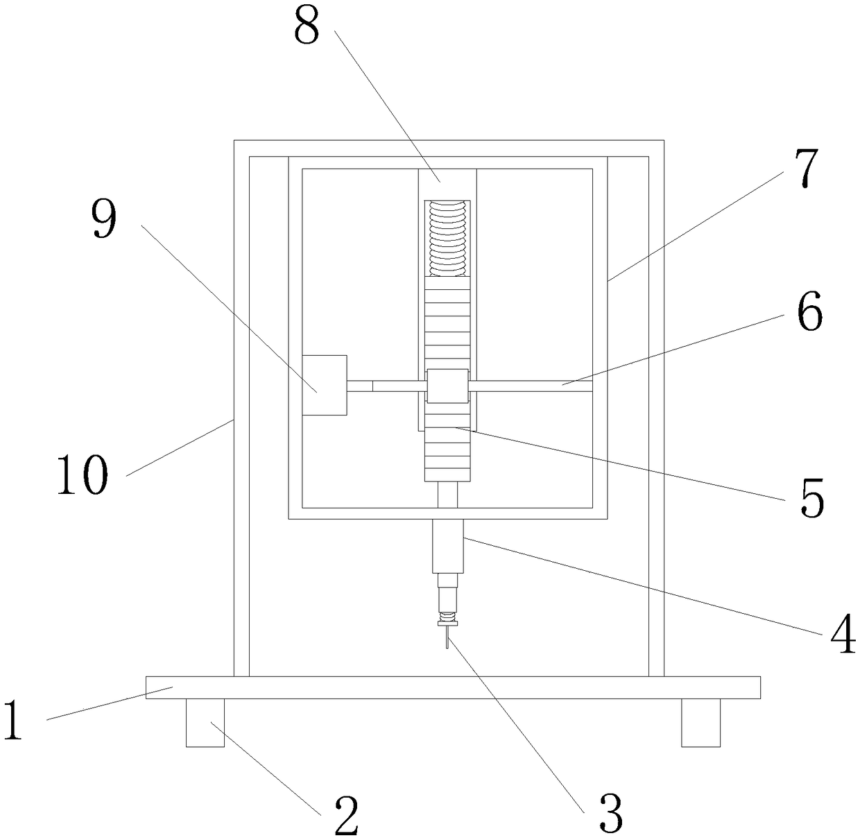 Punching device for manufacturing paper products