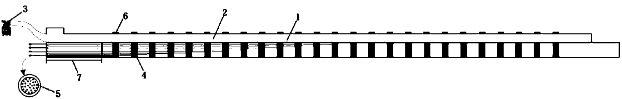 Cable system and prospecting method for water area electrical prospecting