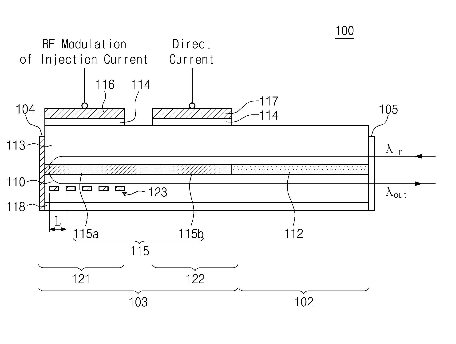 Reflective semiconductor optical amplifier and optical signal processing method using the same