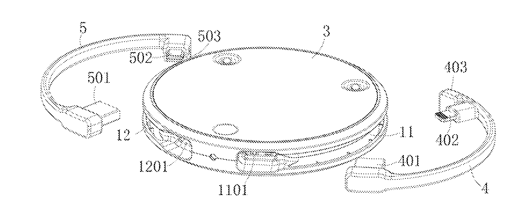 Mobile power supply, charging base and superimposed charging platform