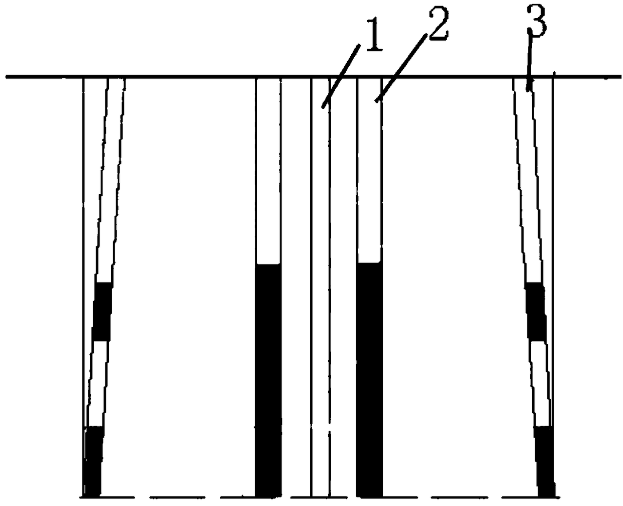 Blasting method for bridge cylindrical pile foundation with diameter being 0.8-1 m