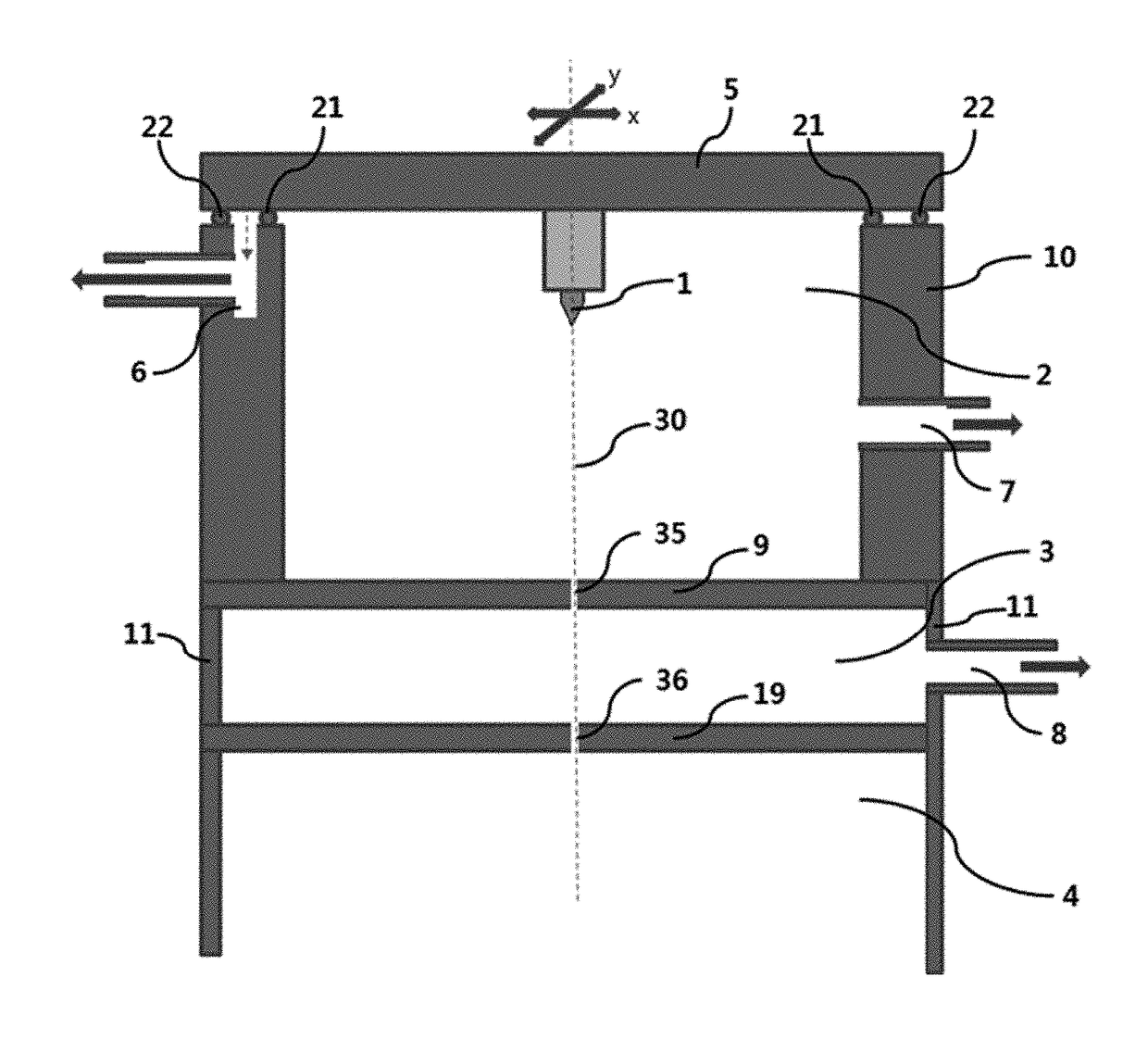 Electron microscope electron gun for facilitating position adjustment and electron microscope including same