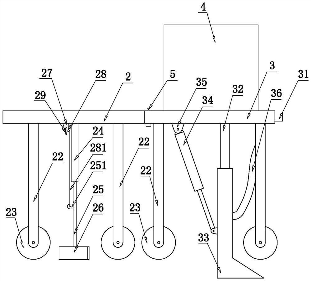 Modularized seeding machine convenient to assemble in field