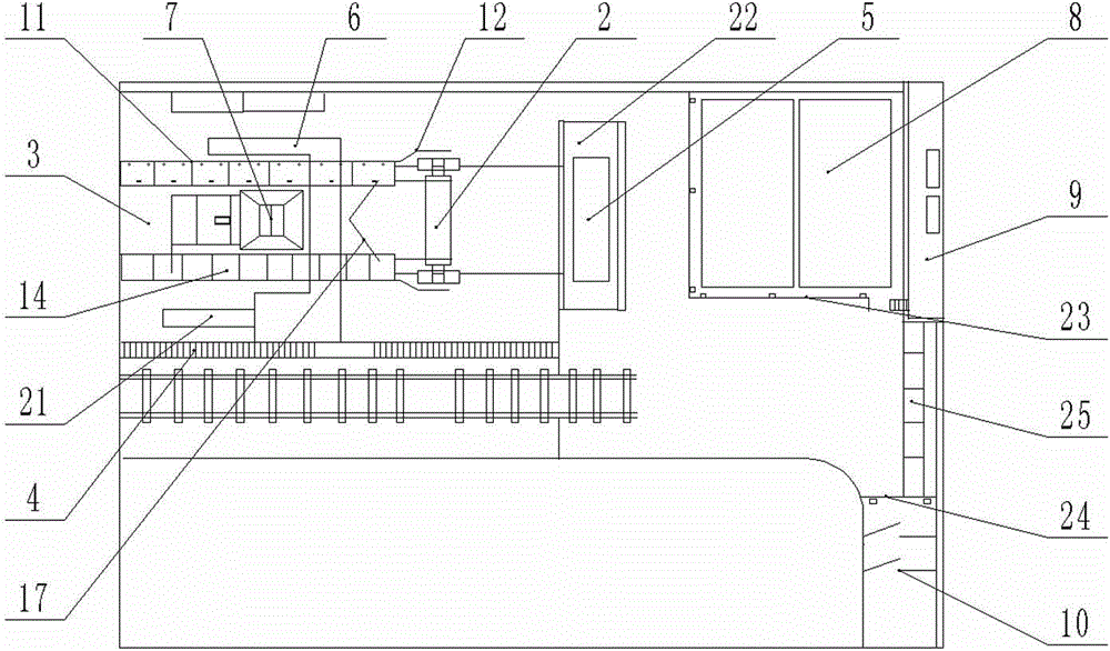 Coal moving resistance device of main inclined shaft loading point