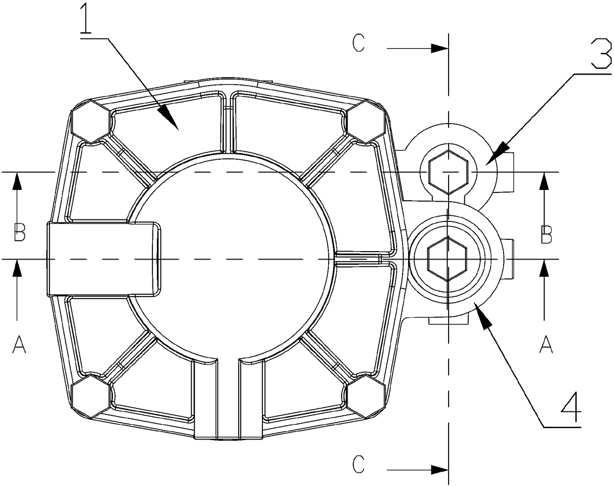 Three-bridge relay valve