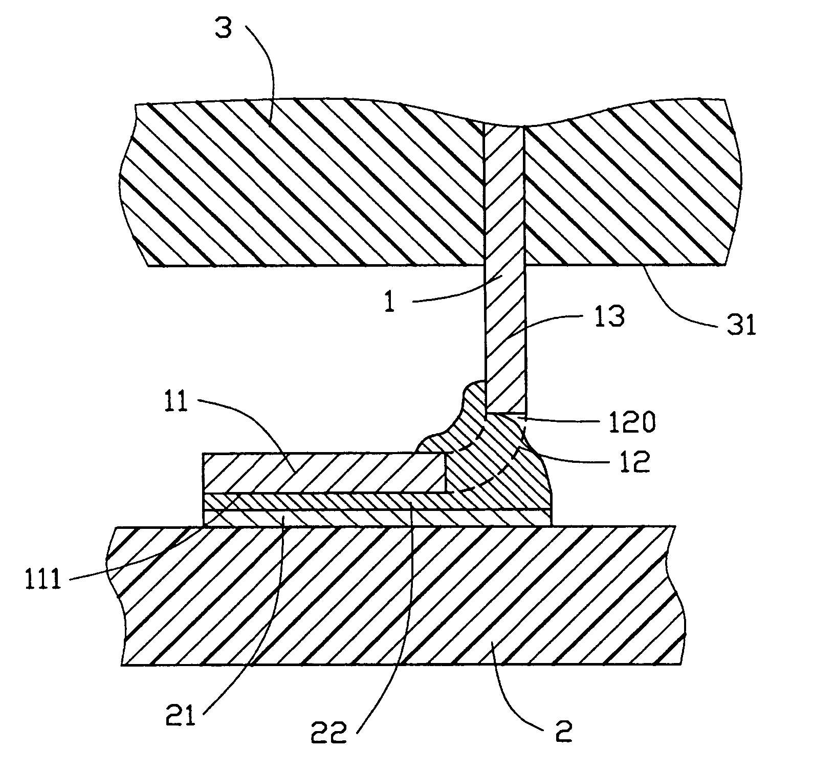 Terminal for electrical connector