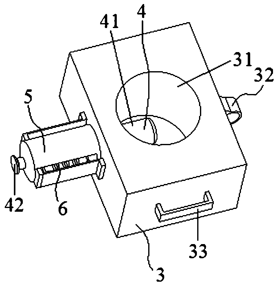 Pillar device for fixing automobiles