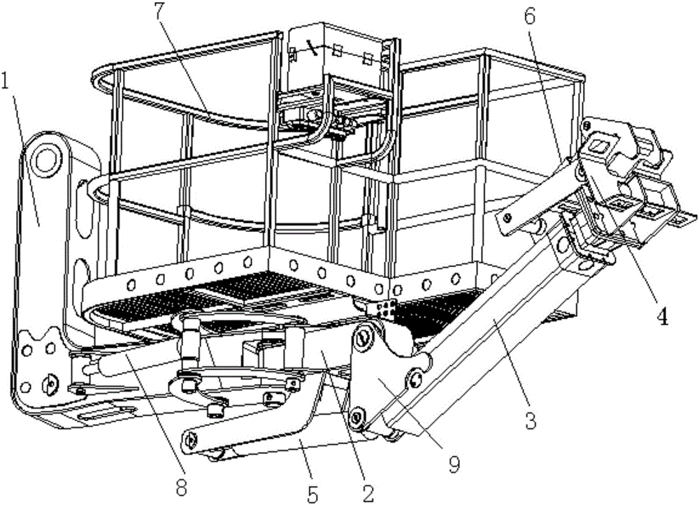 Clamping device and tunnel arch operating vehicle