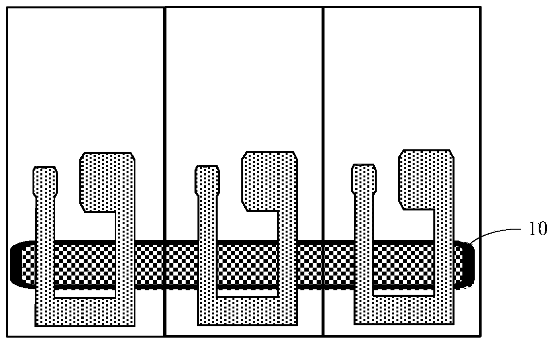 A kind of array substrate, display panel and display device