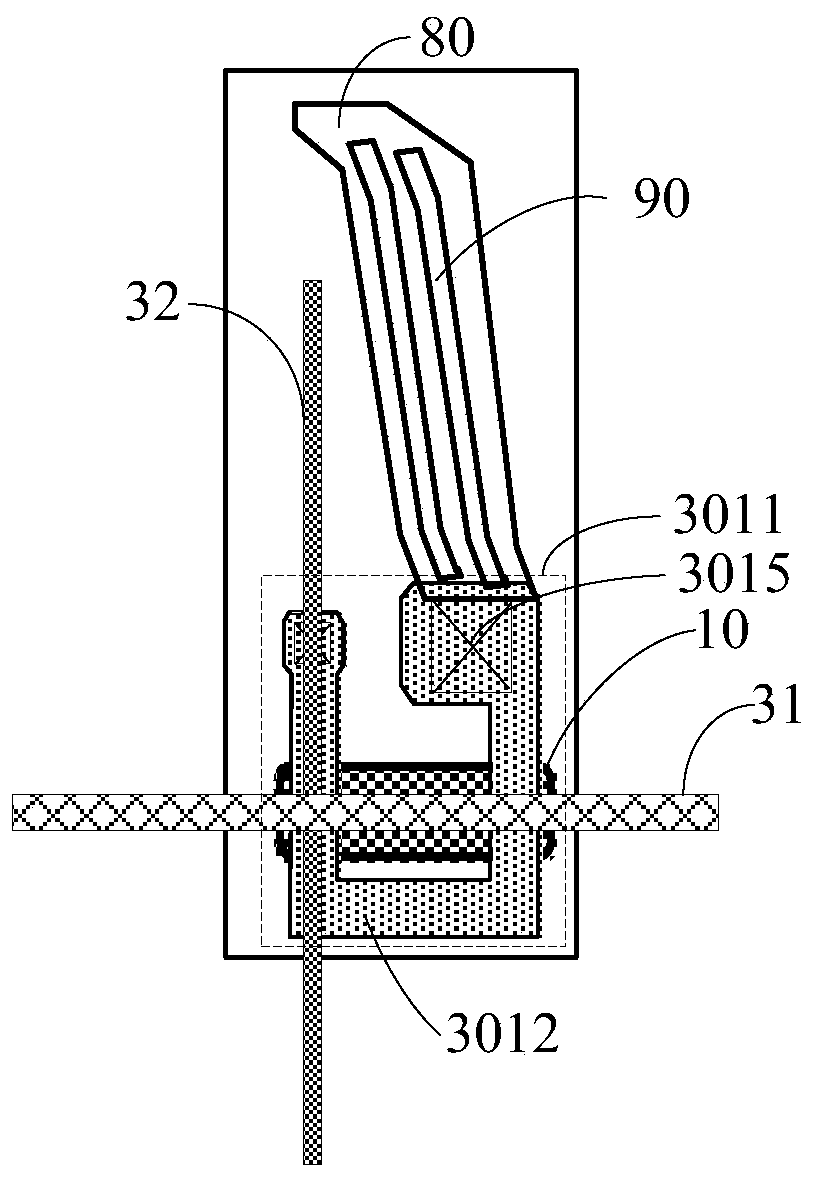 A kind of array substrate, display panel and display device