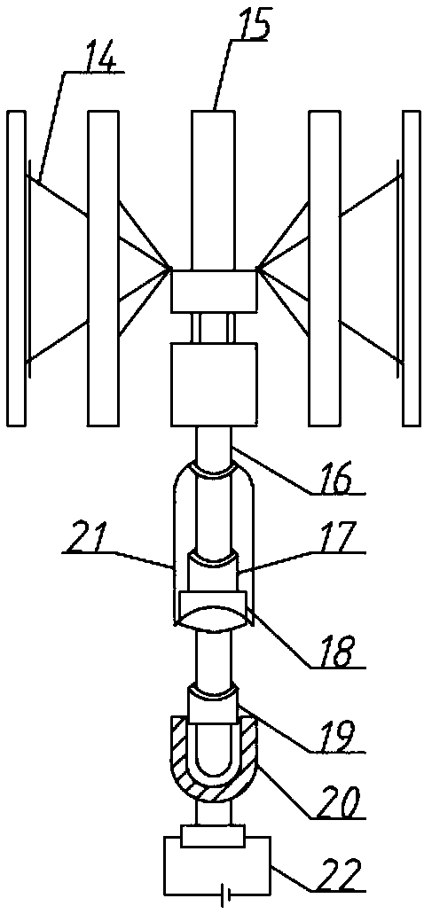 Offshore waste treatment platform with self-sufficient energy