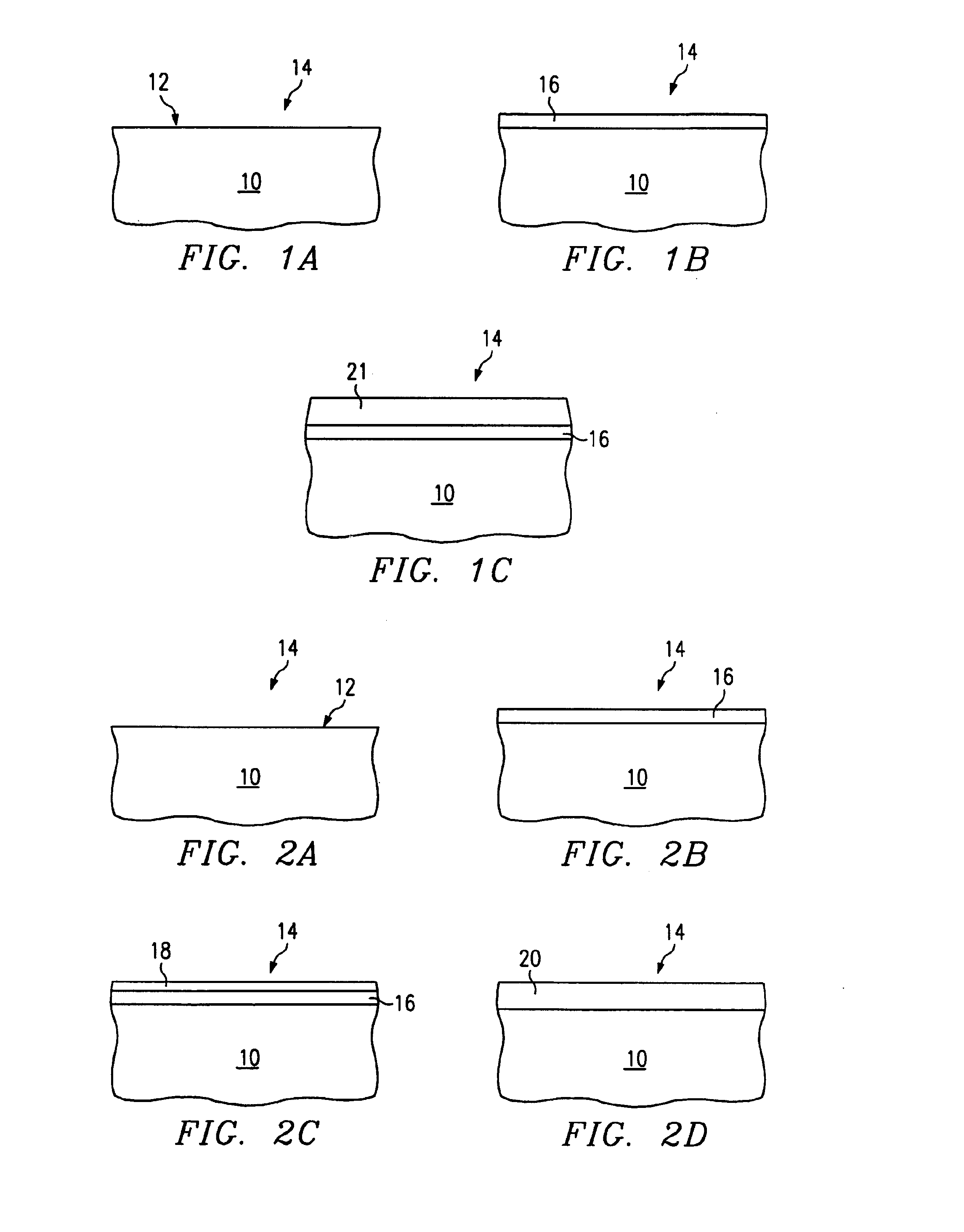 Low temperature method for forming a thin, uniform oxide