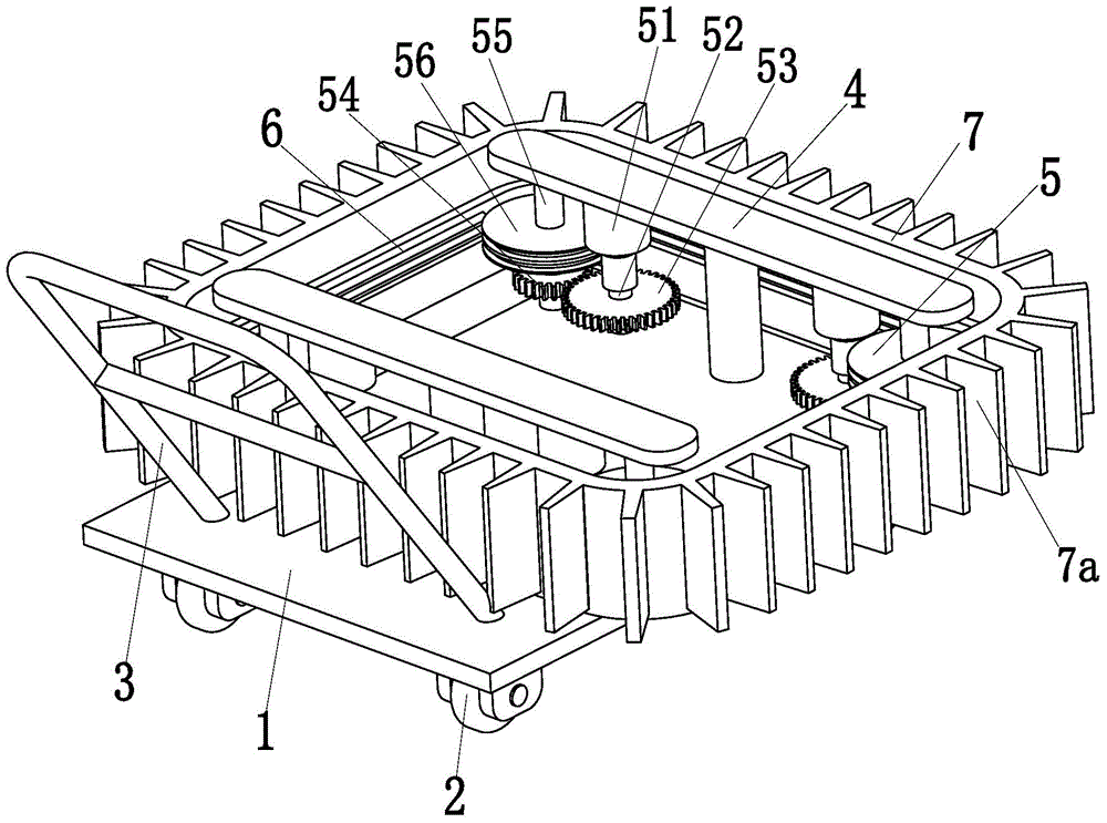 Cleaning device special for wall corner face