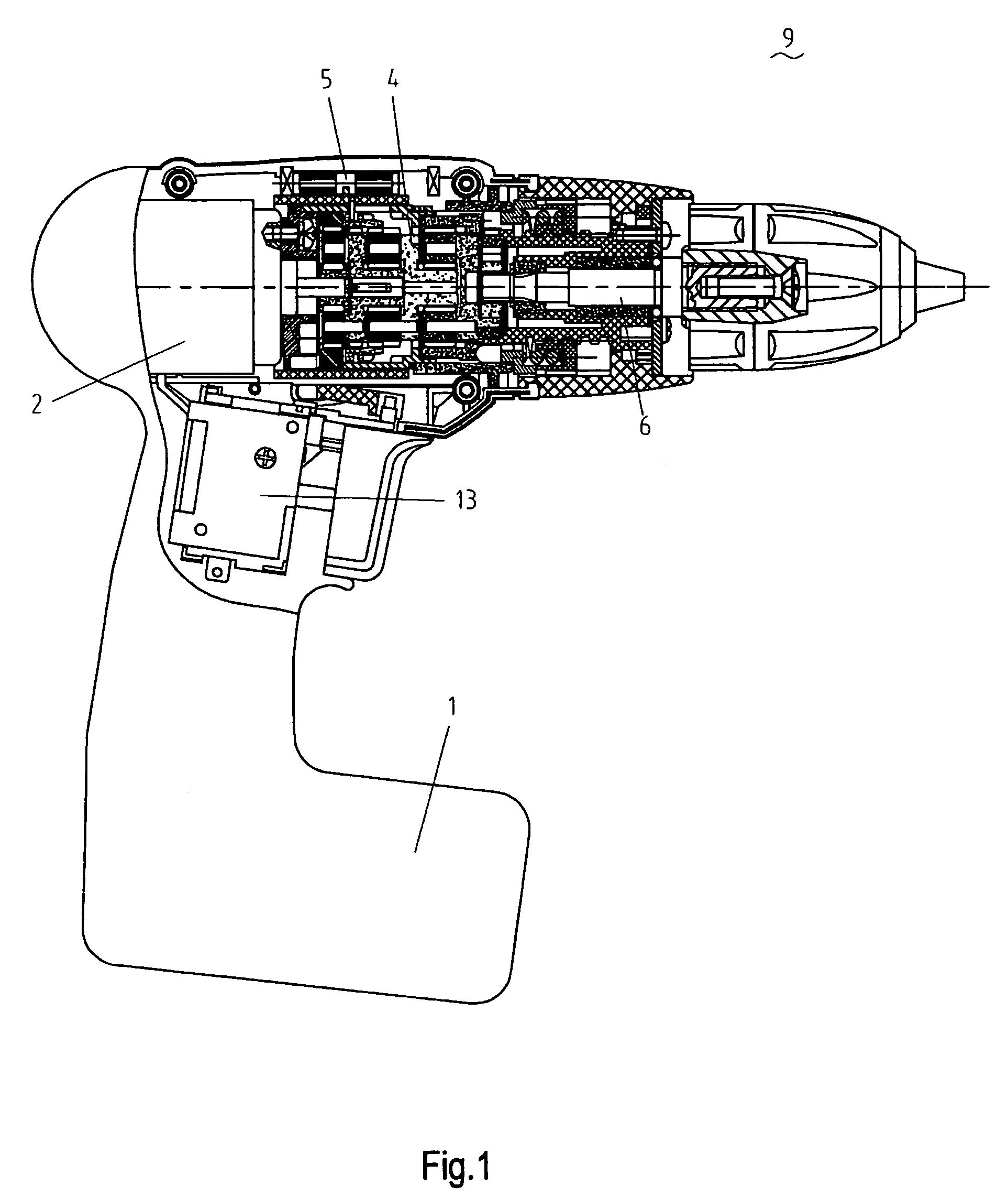 Power tool having control system for changing rotational speed of output shaft