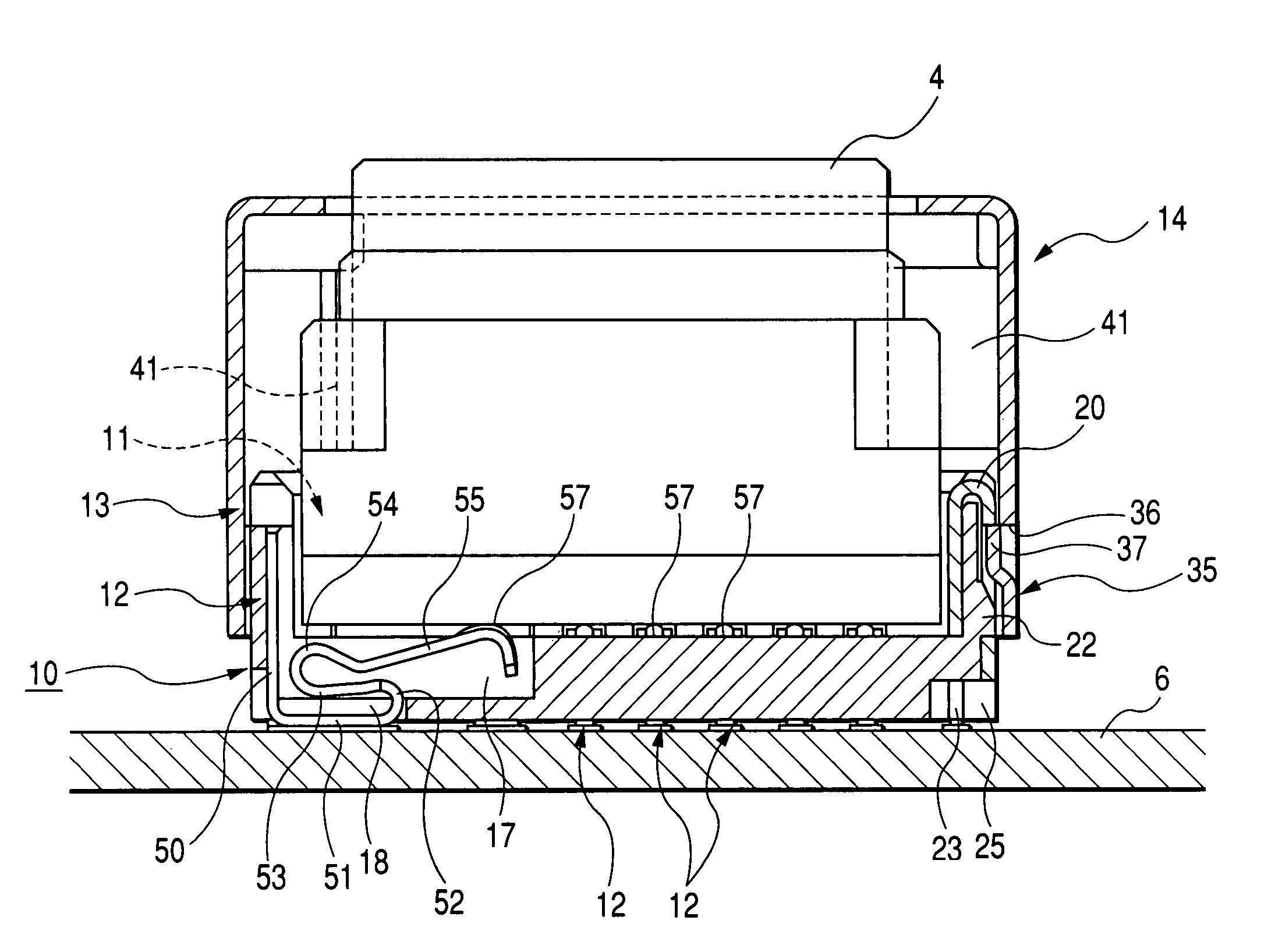 Electronic part-mounting socket