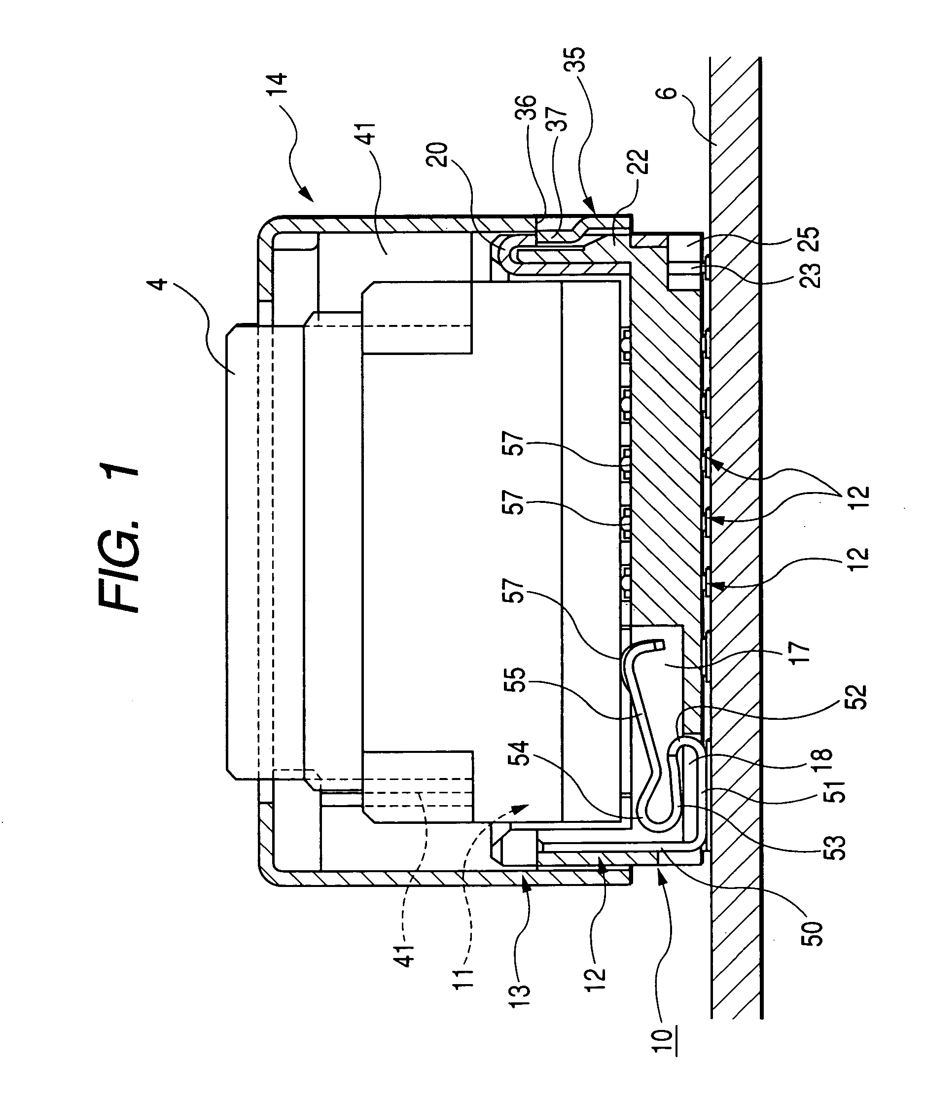 Electronic part-mounting socket