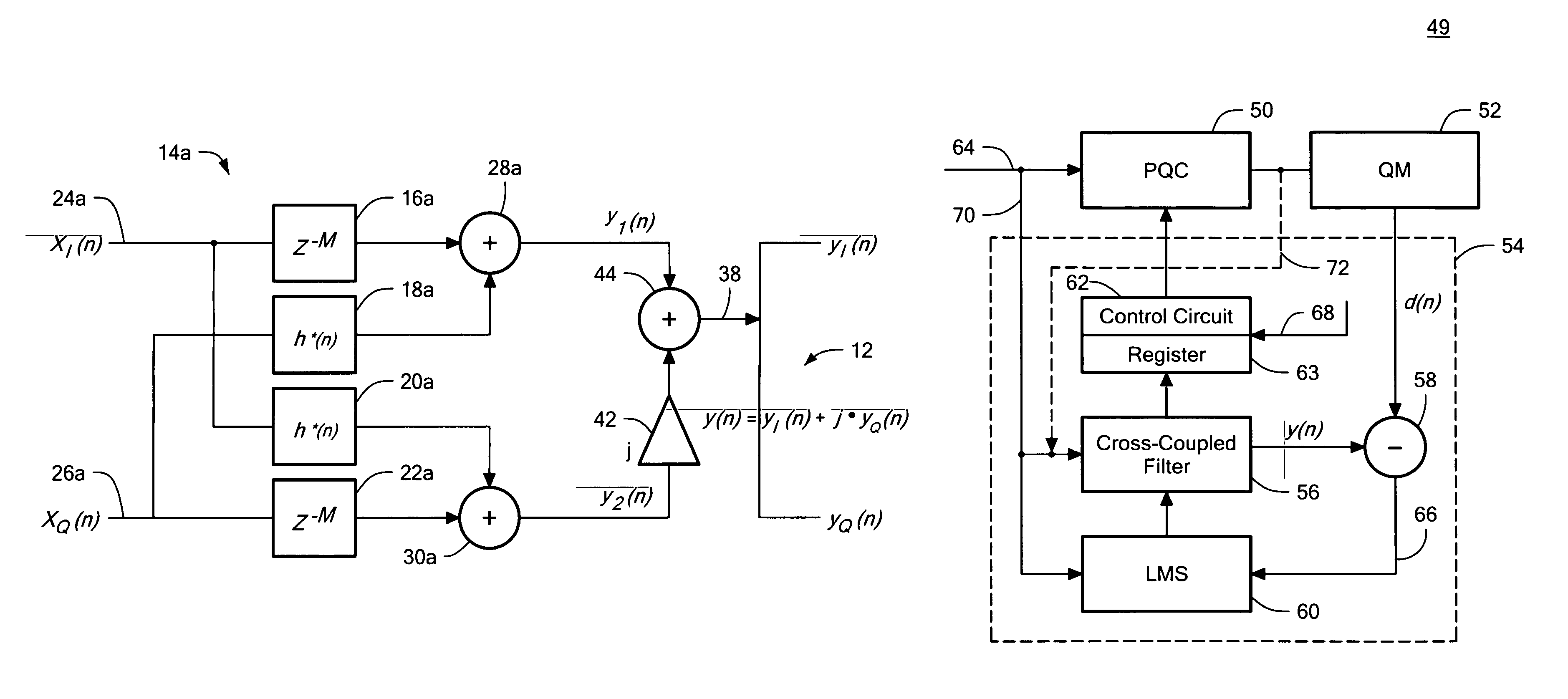 Wideband quadrature imbalance compensation system and method