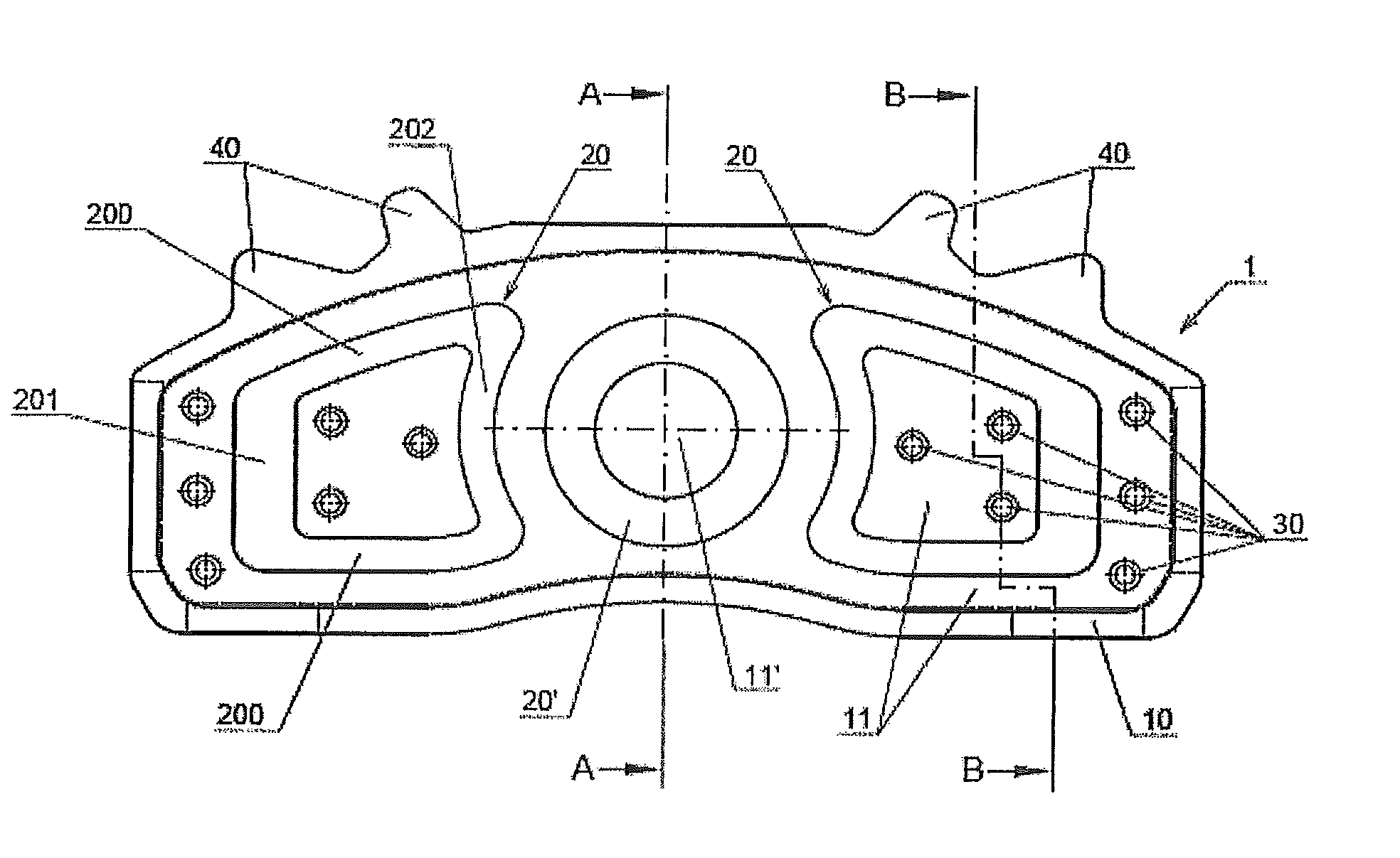 Friction lining carrier plate