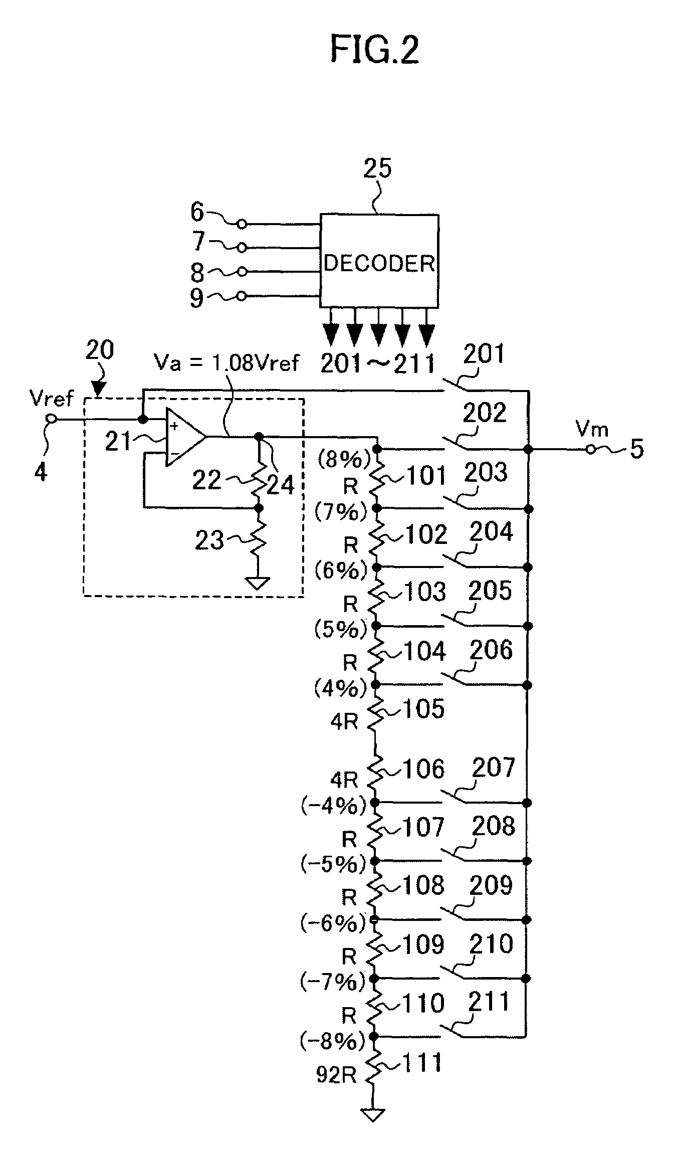 Marginal check voltage setting means built-in power-supply device