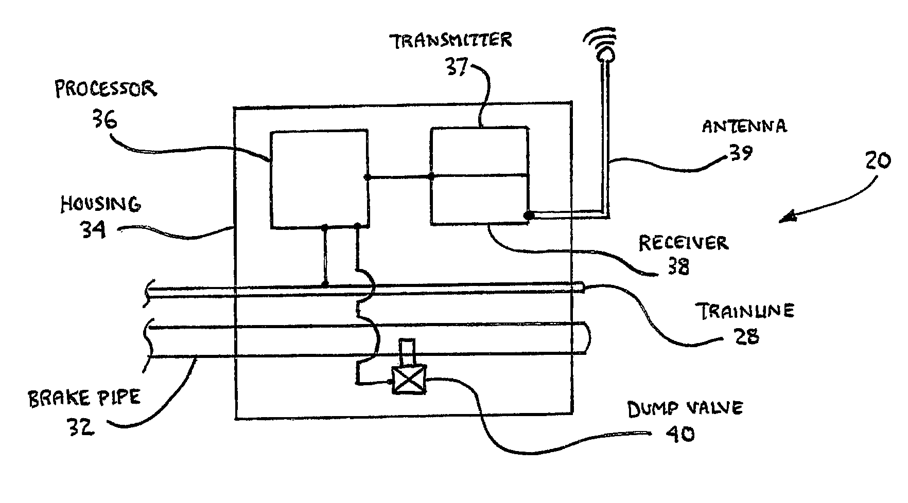 System and method for addressing a pneumatic emergency in a helper locomotive