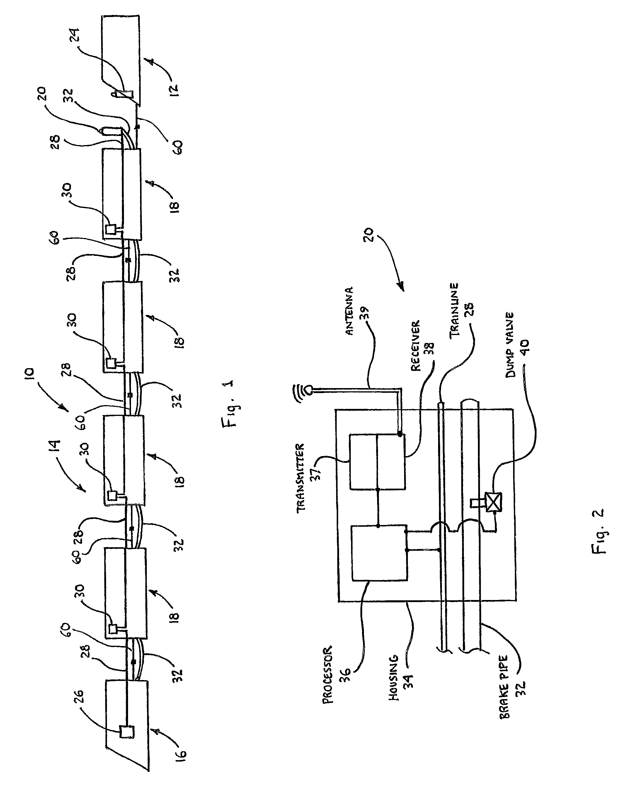 System and method for addressing a pneumatic emergency in a helper locomotive