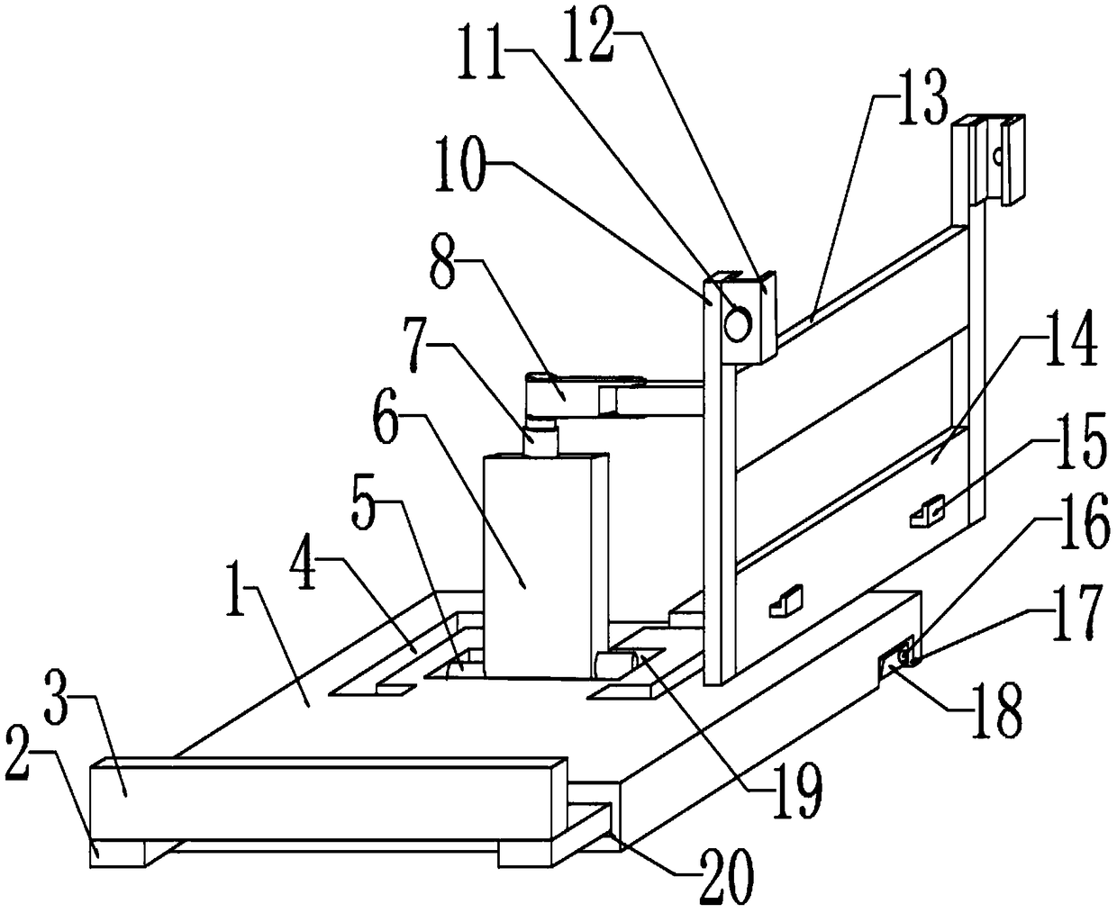 Fixing seat for computer display screen