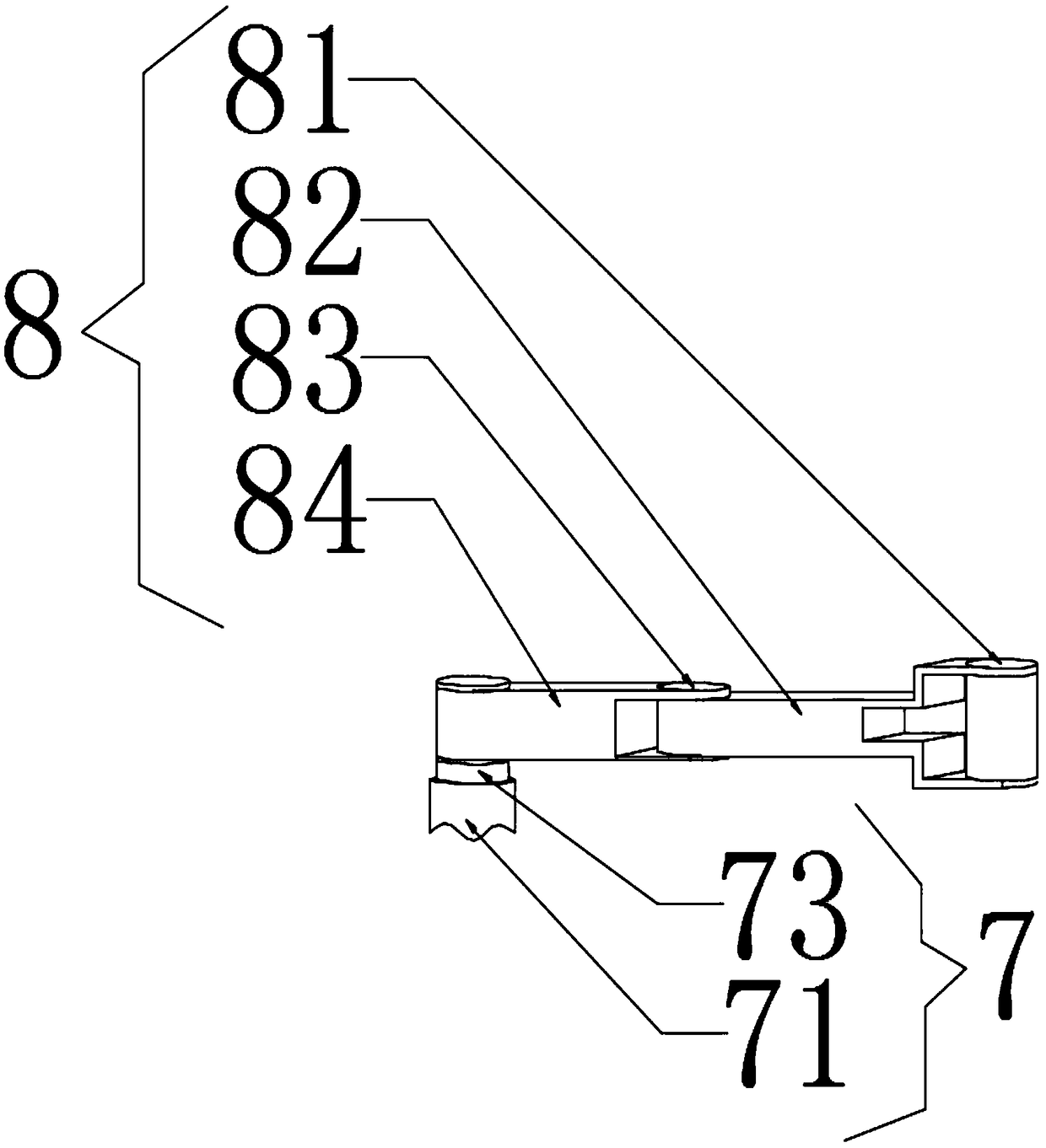 Fixing seat for computer display screen