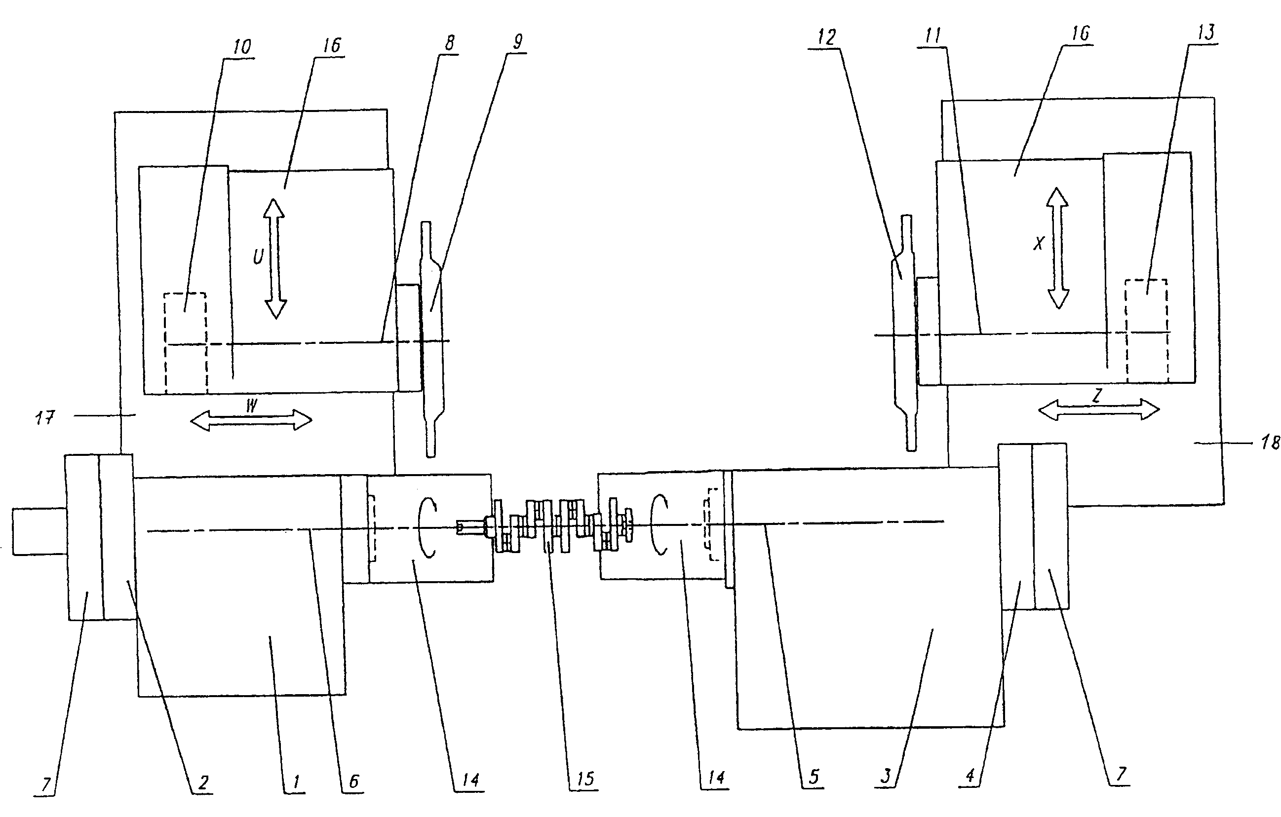 Crankshaft production machine