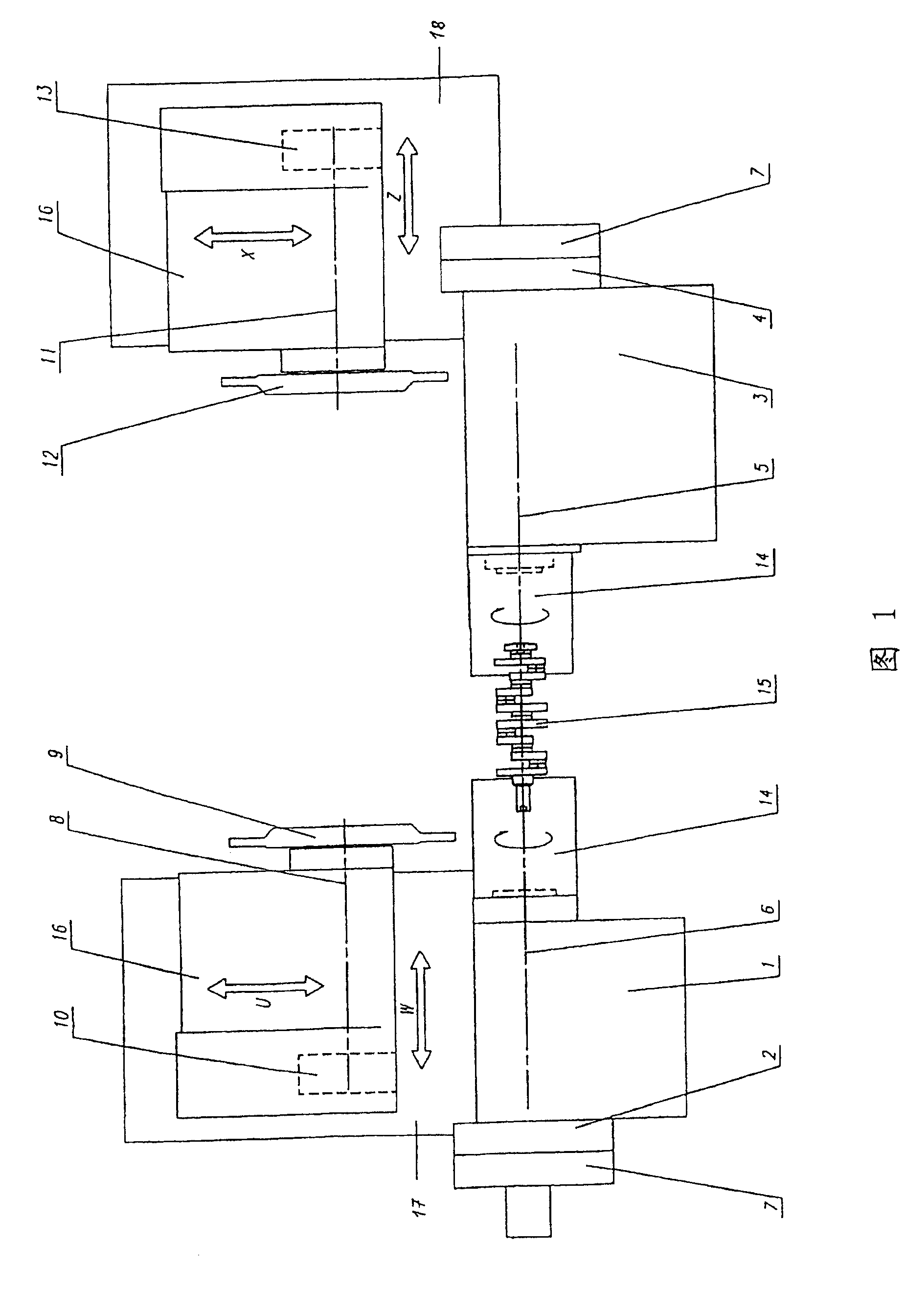 Crankshaft production machine