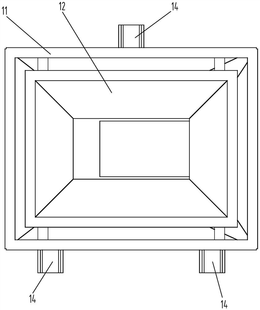 Steel fiber distribution bin, steel fiber metering distribution system and control method