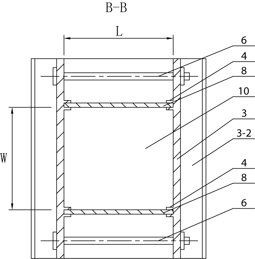 Test piece preparation mould special for shearing test and preparation method thereof