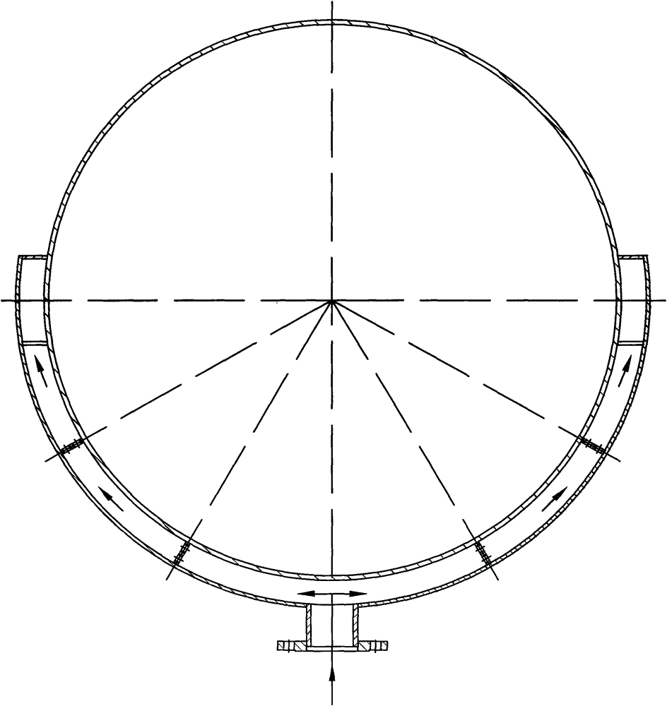 Feeding device of inflatable flotation column