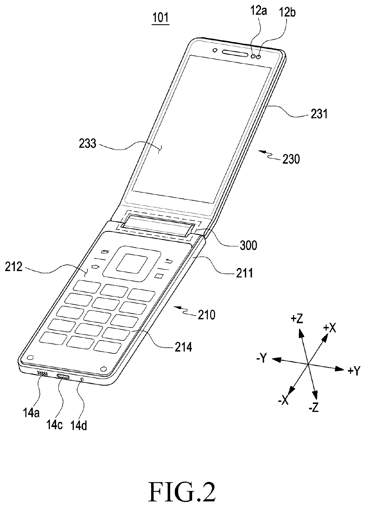 Hinge structure and electronic device with the same