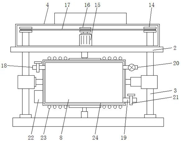 Corrosive chemical reagent processing and mixing device