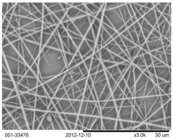 A kind of preparation method of glucose vinyl ester/isopropylacrylamide copolymer nanofibrous film