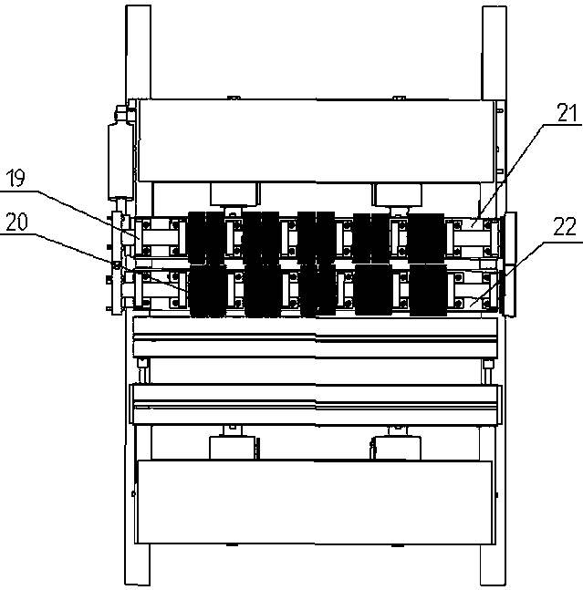 Electrohydraulic control clamping and belt loosening linkage device for maintenance of inclined belt conveyor