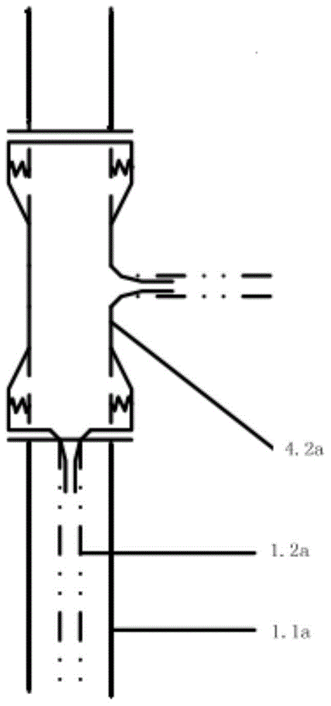 Pipe-in-pipe underground fluid stratified sampling device