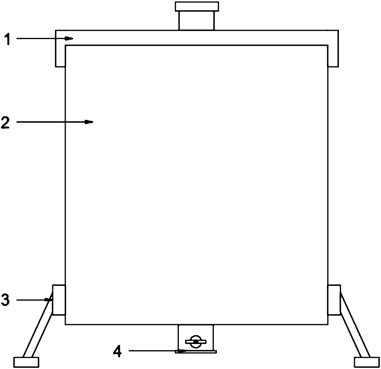 Auxiliary dissolving device for chemical experiment