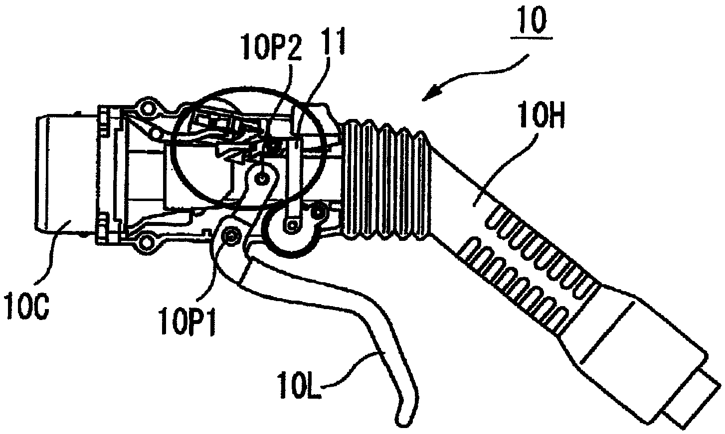 Arc discharge prevention connector