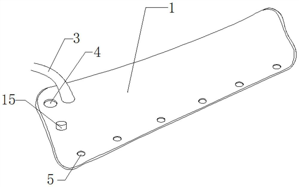 A fracture splint with thermal insulation function