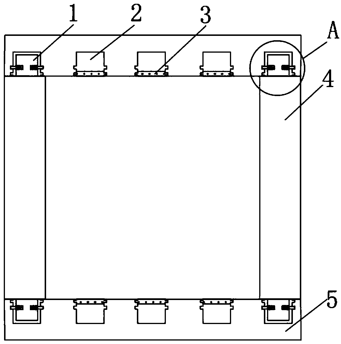 Fabricated building having space capable of being largened and applying cement prefabricated components