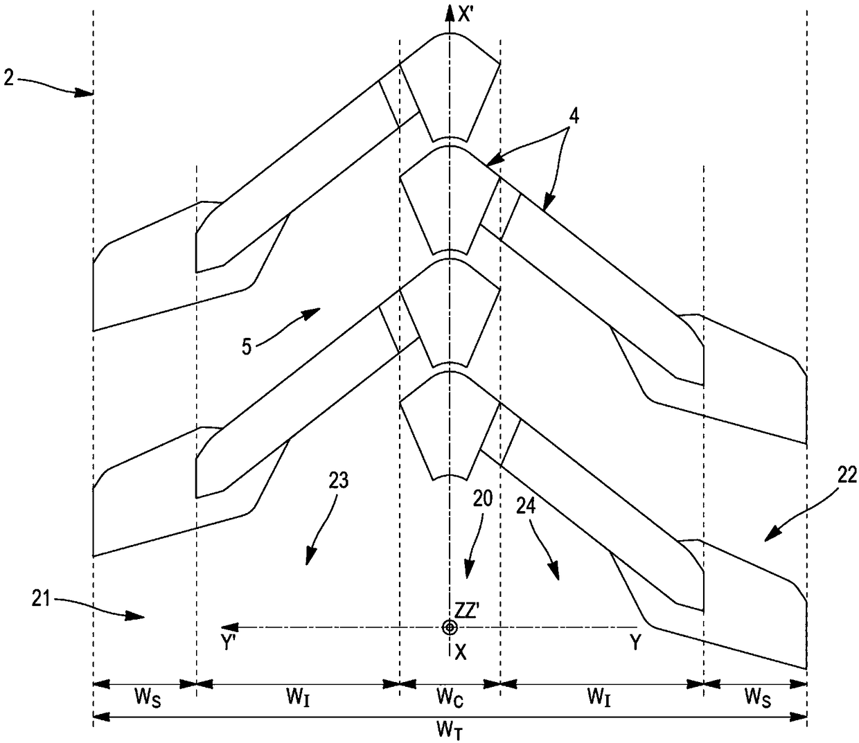 Tyre tread for an agricultural vehicle