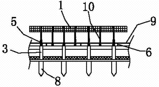 Solar power station applied to expressway and capable of realizing telescopic direction adjustment