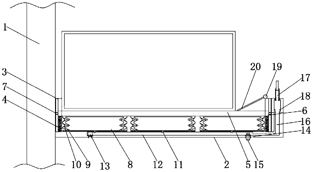 Anti-falling luggage device